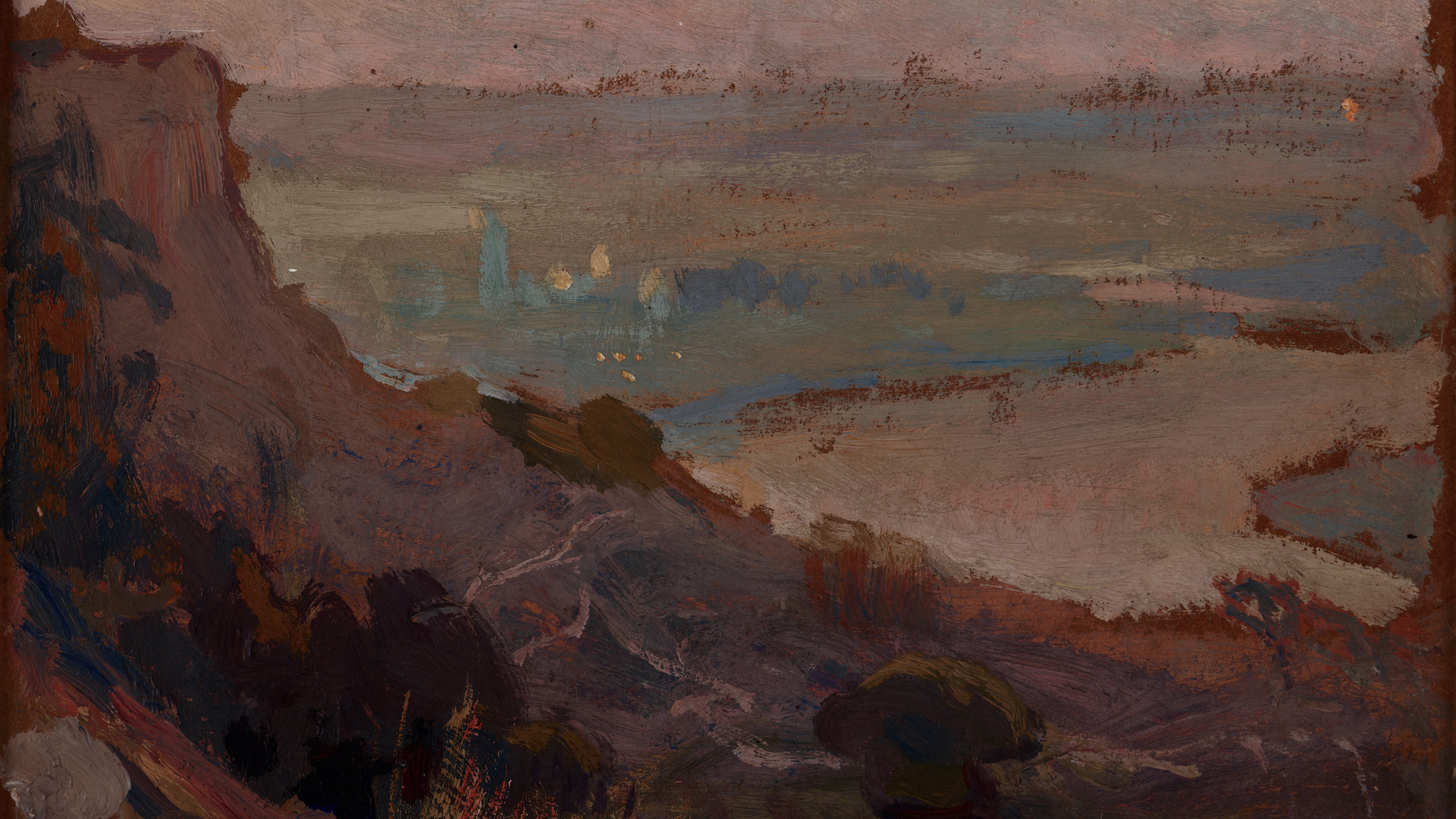 Dusk on the Cliffside